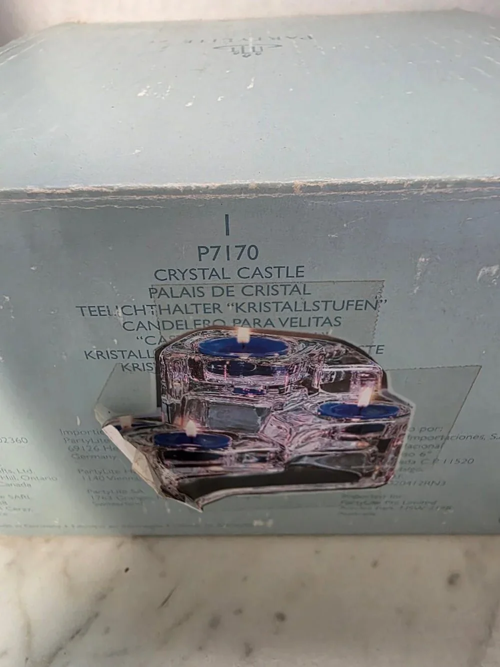Crystal Castle Tealight holder by PartyLite - Picture 6 of 7